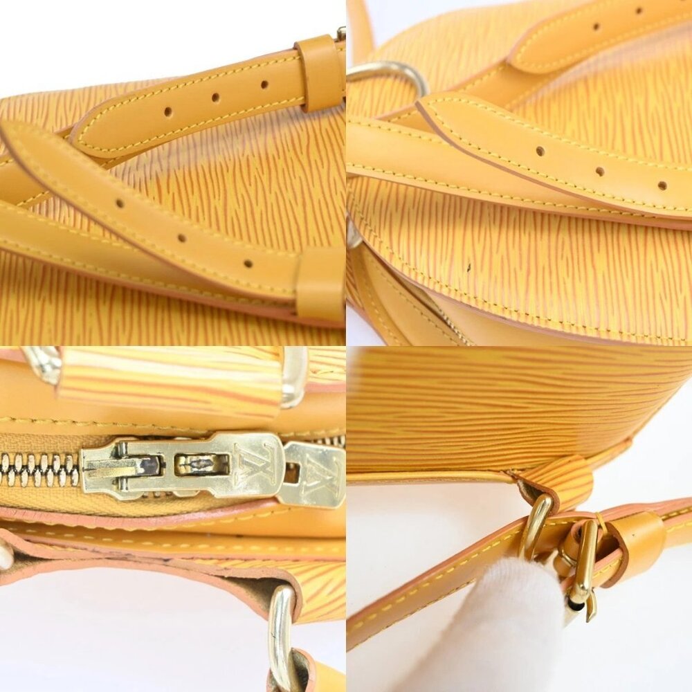 LOUIS VUITTON Logo Mabillon Backpack Bag Epi leather Yellow GHW M52239 82KC352 - Picture 13 of 15